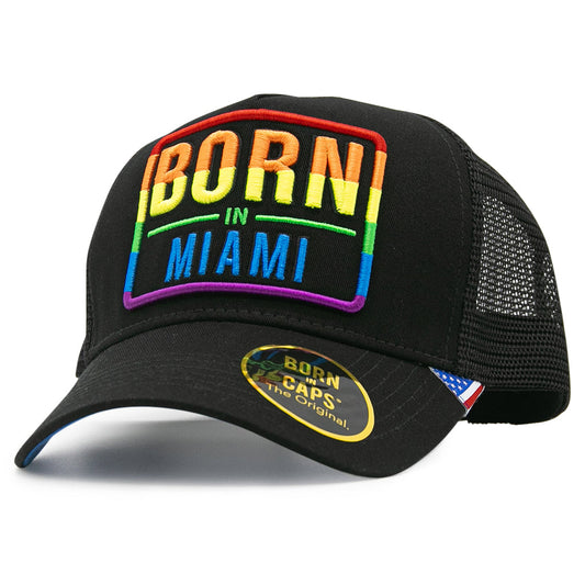 BORN IN MIAMI - RAINBOW BLACK